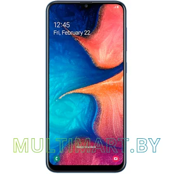 Смартфон Samsung Galaxy A20 3GB/32GB (синий)